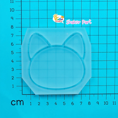 FSM 09 Celeste / Face Shaker Mold / Shaker Mold + Cover Mold / 2 pieces per set /Silicone Mold