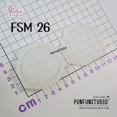 FSM 26 Jack Night / Face Shaker Mold / Shaker Mold + Cover Mold / 2 pieces per set