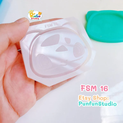 FSM 16 Bulba / Face Shaker Mold / Shaker Mold + Cover Mold / 2 pieces per set / Silicone Mold