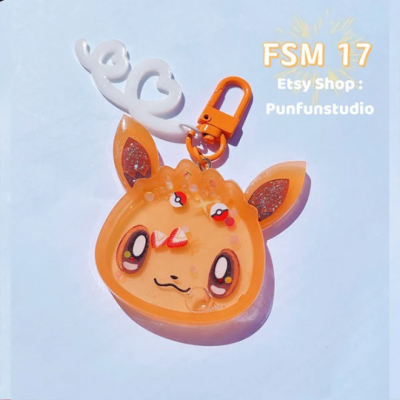 FSM 17 Eev / Face Shaker Mold / Shaker Mold + Cover Mold / 2 pieces per set / Silicone Mold
