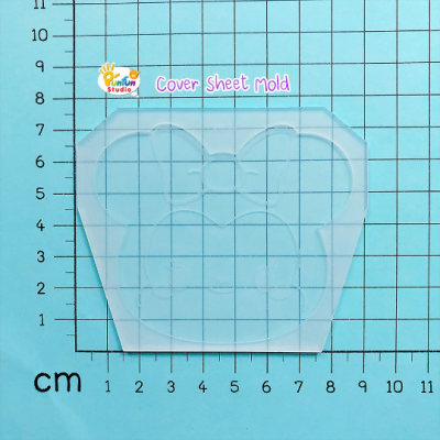FSM 02 Cutie Girl Mouse / Face Shaker Mold / Shaker Mold + Cover Mold / 2 pieces per set / Silicone Mold