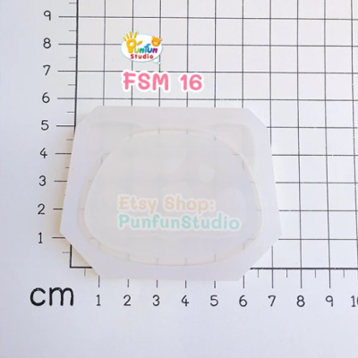 FSM 16 Bulba / Face Shaker Mold / Shaker Mold + Cover Mold / 2 pieces per set / Silicone Mold