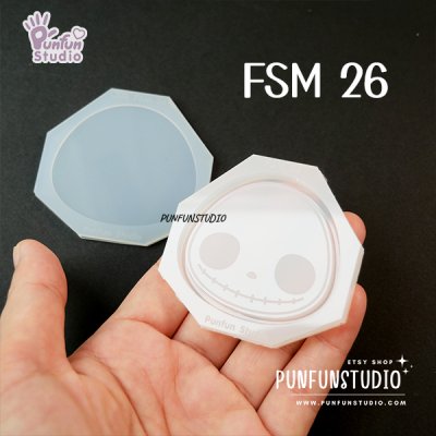 FSM 26 Jack Night / Face Shaker Mold / Shaker Mold + Cover Mold / 2 pieces per set