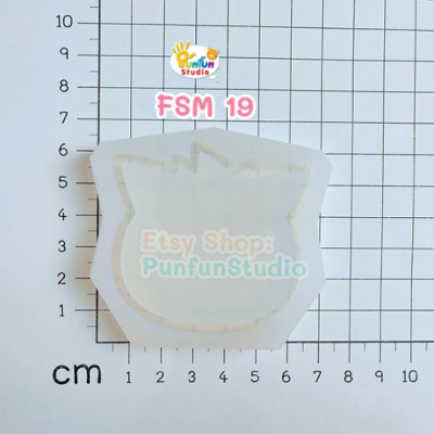 FSM 19 Geng / Face Shaker Mold / Shaker Mold + Cover Mold / 2 pieces per set / Silicone Mold