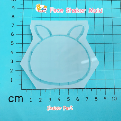 FSM 11 Pika / Face Shaker Mold / Shaker Mold + Cover Mold / 2 pieces per set / Silicone Mold