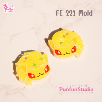 FE 219-226 Pokemold Set / 8 Molds / Face Earring Mold / Pokemold / Silicone Mold / UV Resin Mold(copy)