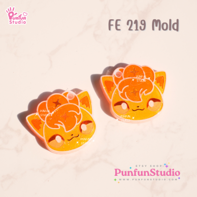 FE 219-226 Pokemold Set / 8 Molds / Face Earring Mold / Pokemold / Silicone Mold / UV Resin Mold(copy)