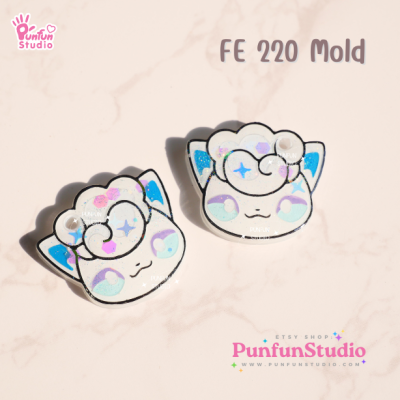 FE 219-226 Pokemold Set / 8 Molds / Face Earring Mold / Pokemold / Silicone Mold / UV Resin Mold(copy)