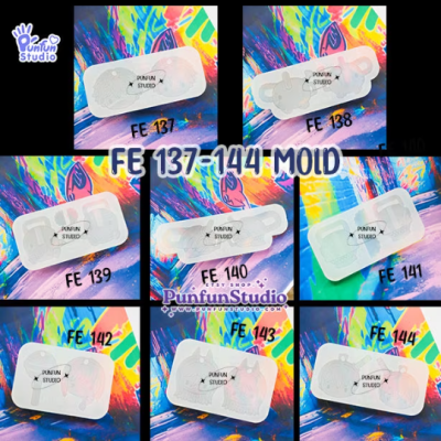 FE 137-144 Chainsaw Mold / Face Earring Mold / UV Resin Mold / Silicone Mold