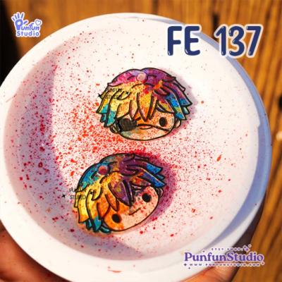 FE 137-144 Chainsaw Mold / Face Earring Mold / UV Resin Mold / Silicone Mold