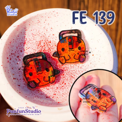 FE 137-144 Chainsaw Mold / Face Earring Mold / UV Resin Mold / Silicone Mold