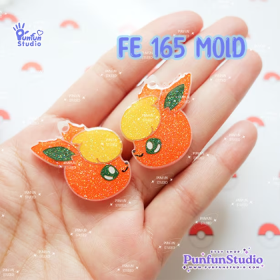 FE 163-171 Eev Evo Mold Set / 9 Molds / Face Earring Mold / Side / Pokemold / Silicone Mold / UV Resin Mold