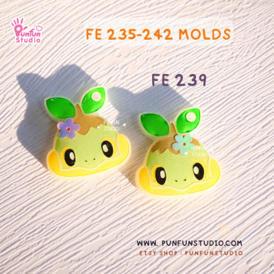 FE 235-242 Pokemold Set / 8 Molds / Face Earring Mold / Pokemold / Silicone Mold / UV Resin Mold(copy)