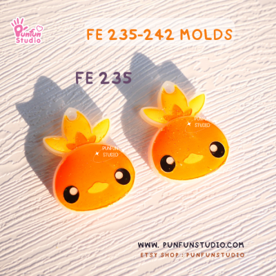 FE 235-242 Pokemold Set / 8 Molds / Face Earring Mold / Pokemold / Silicone Mold / UV Resin Mold(copy)