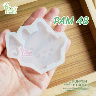 Fever Mold Set 2 / Cute Owl-raccoon / Toto / No Face / PAM 47-49, FSM 27, FE85-86, TSM 10 / Silicone Mold