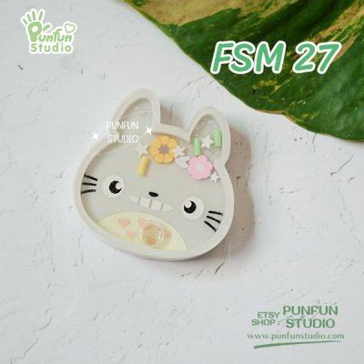 Fever Mold Set 2 / Cute Owl-raccoon / Toto / No Face / PAM 47-49, FSM 27, FE85-86, TSM 10 / Silicone Mold