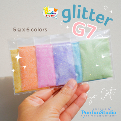 Glitter G7 / 5g X 6 Colors