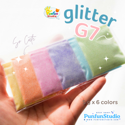 Glitter G7 / 5g X 6 Colors