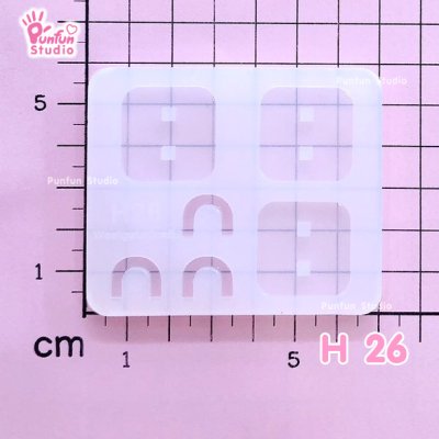 H 25, H 26, H 27, H 28, H 29, H 30 Hanger Molds / Basic Shape / UV Resin Mold / Silicone Mold