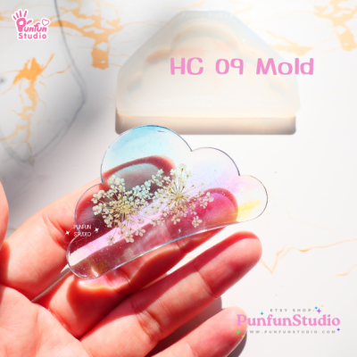 HC 09 Hair Clip Mold / Hair Clip Mold / UV Resin Mold / Silicone Mold