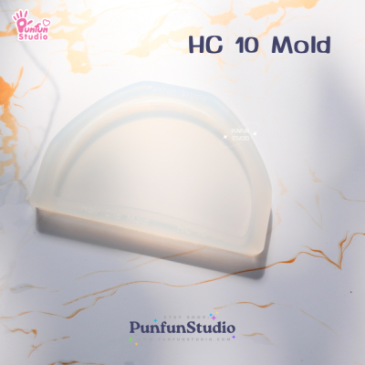 HC 10 Hair Clip Mold / Hair Clip Mold / UV Resin Mold / Silicone Mold