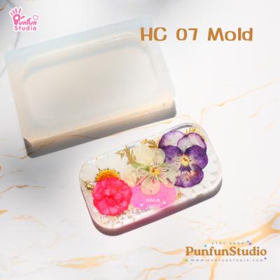 HC 07 Hair Clip Mold / Hair Clip Mold / UV Resin Mold / Silicone Mold
