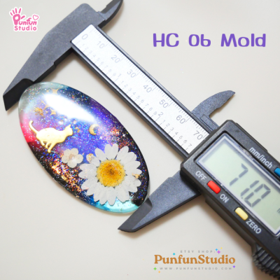 HC 06 Hair Clip Mold / Hair Clip Mold / UV Resin Mold / Silicone Mold
