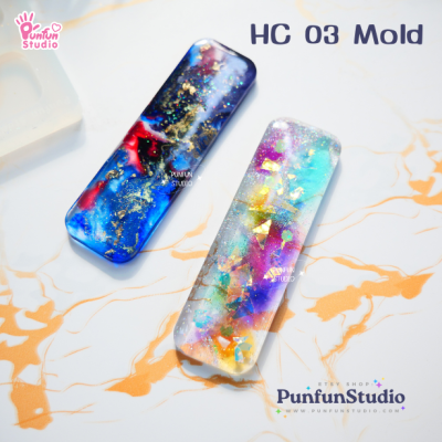 HC 03 Hair Clip Mold / Hair Clip Mold / UV Resin Mold / Silicone Mold