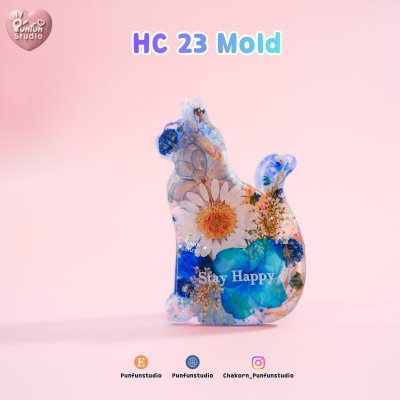 Cat Hair Clip HC 22-26 Molds  / Hair Clip Mold  / Silicone Mold