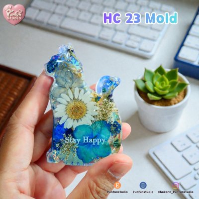 Cat Hair Clip HC 22-26 Molds  / Hair Clip Mold  / Silicone Mold
