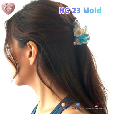 Cat Hair Clip HC 22-26 Molds  / Hair Clip Mold  / Silicone Mold