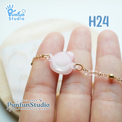 H 24 2-Sided Hole Hanger Mold / 8 in 1 / UV Resin Mold / Silicone Mold