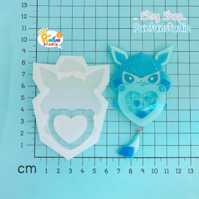 Glace x Heart Shaker Mold / Pokemold / Silicone Mold