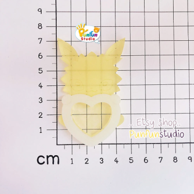 Jolte x Heart Shaker Mold / Pokemold / Silicone Mold
