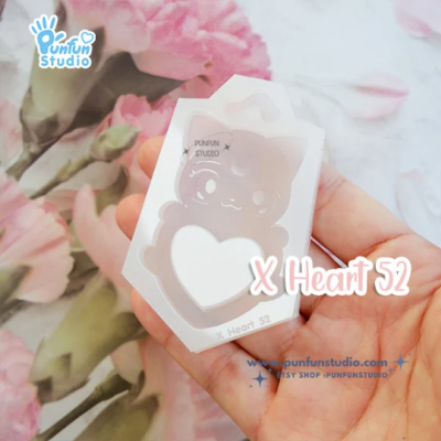 Luna luna sailor moon heart Shaker Mold 