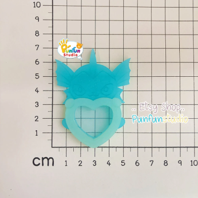 Vapore x Heart Shaker Mold / Pokemold / Silicone Mold