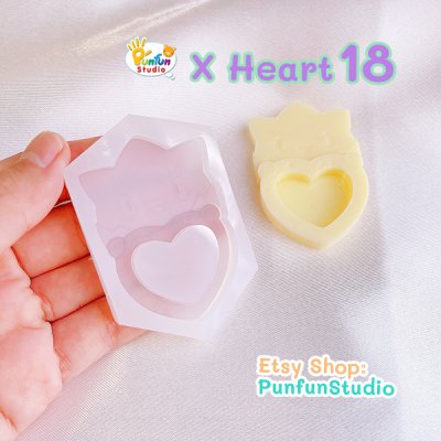 Togepi  heart  Shaker Mold 