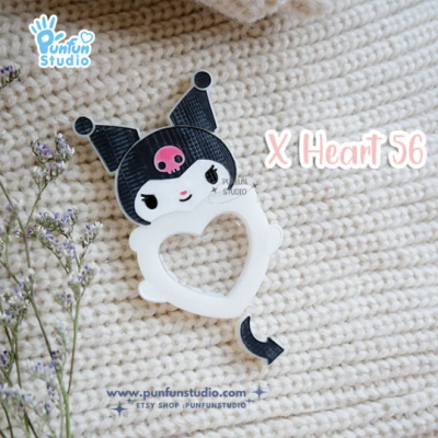 X Heart 56 Devil Rabbit Mold / Silicone Mold / Shaker Mold