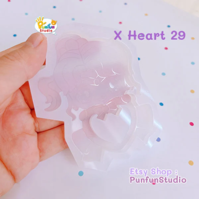 X Heart 29 S Jupiter Mold / Inner Senshi / Painting Anime Mold / Shaker Mold / Silicone Mold
