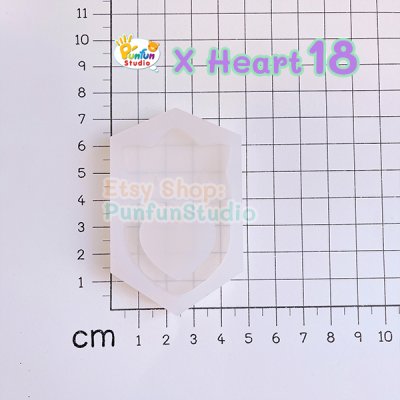 Togepi  heart  Shaker Mold 