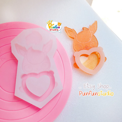 Flare x Heart Shaker Mold / Pokemold / Silicone Mold