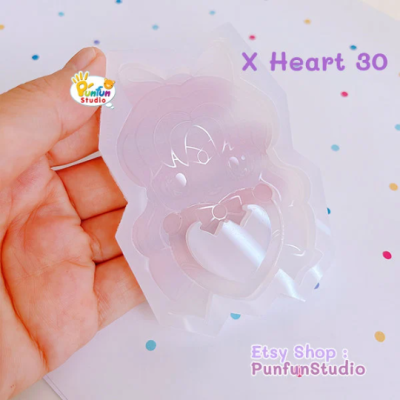 X Heart 30 S Venus Mold / Inner Senshi / Painting Anime Mold / Shaker Mold / Silicone Mold