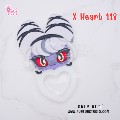 Hazbin hote Carmilla Heart Shaker Mold  