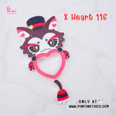 Hazbin hotel  Husk Heart Shaker Mold  