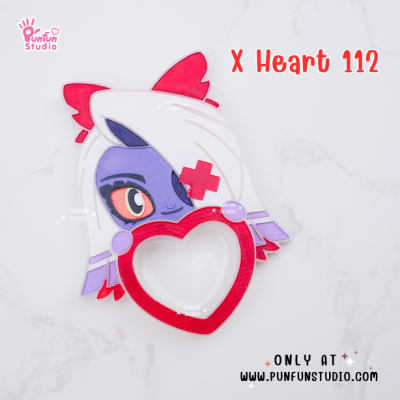 X Heart 111-118 Demon Hotel Mold Set / Hazbin / Free X Heart 119, X Heart Part 1, X Heart Part 11, CSM X Heart / Silicone Mold