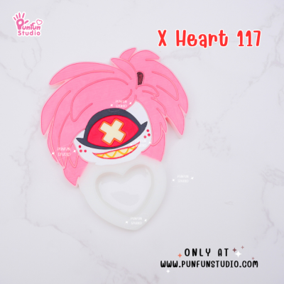 Hazbin hotel Cherri Bomb Heart Shaker Mold  