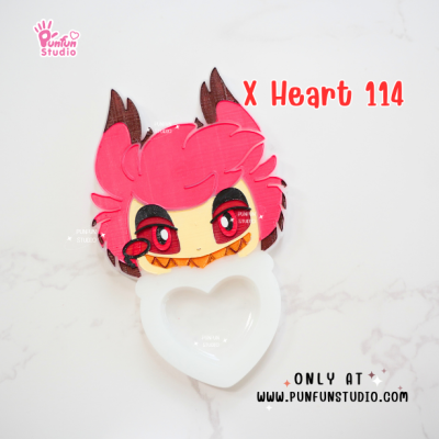 X Heart 111-118 Demon Hotel Mold Set / Hazbin / Free X Heart 119, X Heart Part 1, X Heart Part 11, CSM X Heart / Silicone Mold