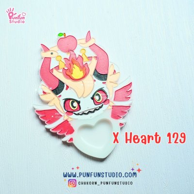 X Heart 121-128 Demon Hotel Mold Set 2/ X Heart 121, 122, 123, 124, 125, 126, 127, 128, 129, 137 Molds  / Hazbin  / Silicone Mold