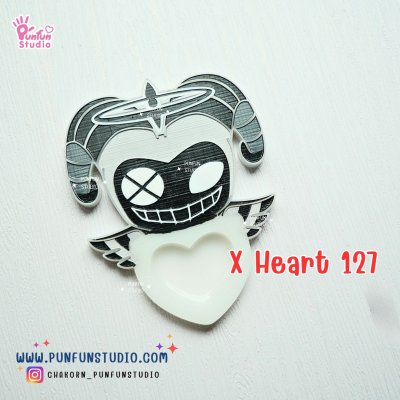 X Heart 121-128 Demon Hotel Mold Set 2/ X Heart 121, 122, 123, 124, 125, 126, 127, 128, 129, 137 Molds  / Hazbin  / Silicone Mold