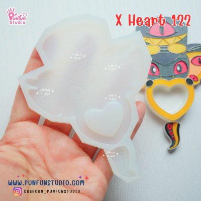 X Heart 121-128 Demon Hotel Mold Set 2/ X Heart 121, 122, 123, 124, 125, 126, 127, 128, 129, 137 Molds  / Hazbin  / Silicone Mold